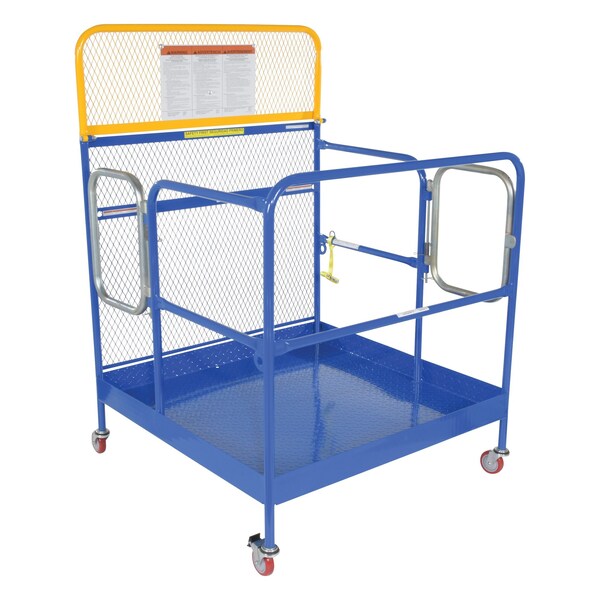WORK PLATFORM W/CASTERS 2 DOOR ENTRY 48X48